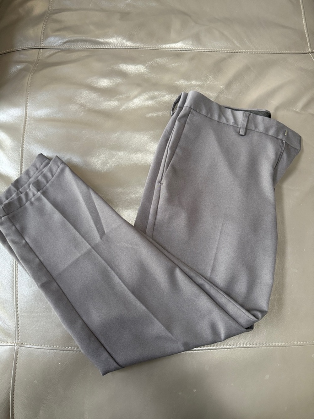 Louis Raphael Men's Taupe Gray Dress Pants